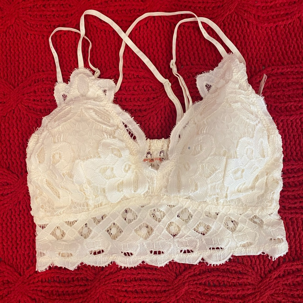 White bralette
